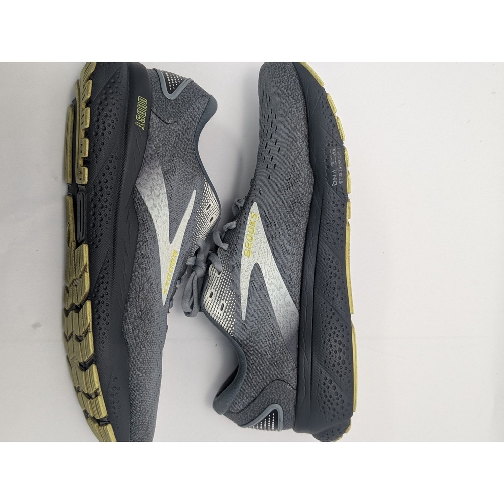 Brooks Ghost 16 Men's Running Walking Shoes Grey Yellow 1104181D040 Size 11 Dg - Picture 12 of 12